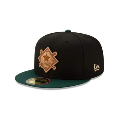 Sapca New Era Houston Astros MLB Debossed 59FIFTY Fitted - Negrii